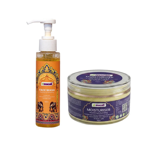The Two-Step Routine Your Skin Has Been Waiting For: Macali Facewash + Moisturiser Combo