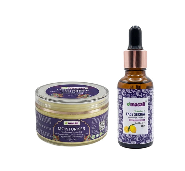 Macali Nourising and Hydrating Moisturiser  + Macali Vitamin C Face Serum